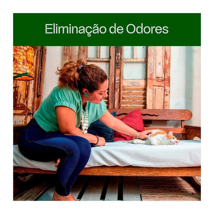 Areia Gato Viva Verde Grãos Finos - Ronron Home