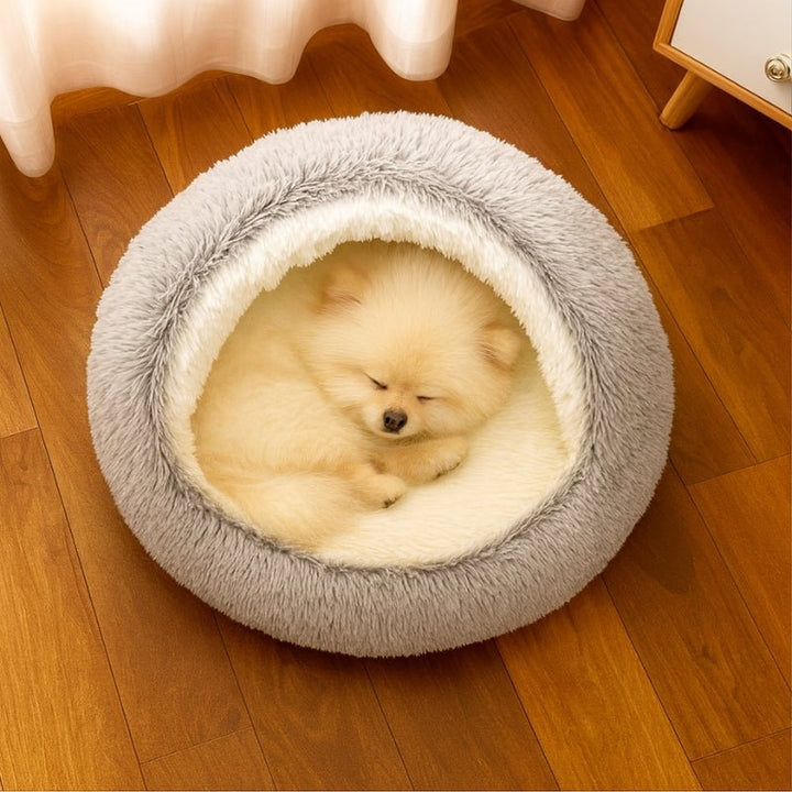 Cama para Cachorro Modelo Ninho Cinza - da Ronron - Ronron Home