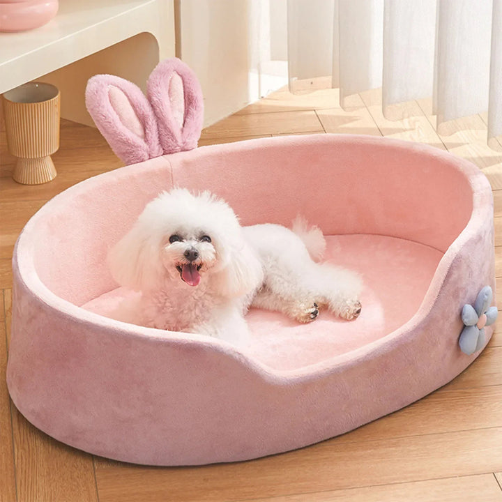 Cama para Cachorro Rosa Removível - da Ronron - Ronron Home