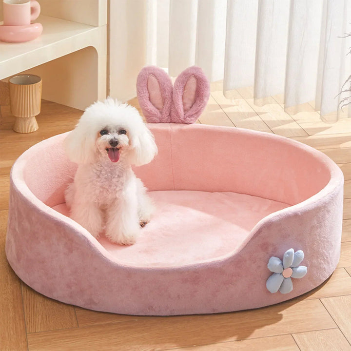 Cama para Cachorro Rosa Removível - da Ronron - Ronron Home