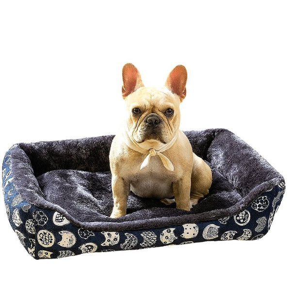 Cama para Cachorros Estampada Azul - da Ronron - Ronron Home