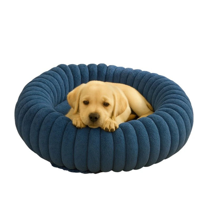 Cama para Cachorros Modelo Donut Premium Azul - da Ronron - Ronron Home