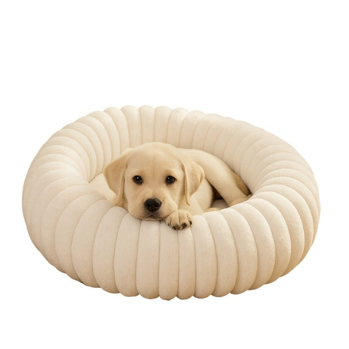 Cama para Cachorros Modelo Donut Premium Branca - da Ronron - Ronron Home