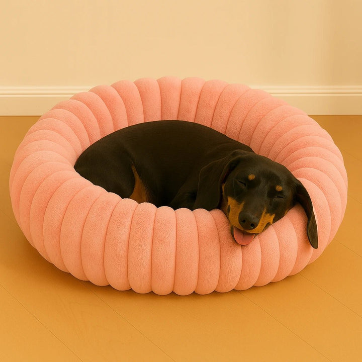 Cama para Cachorros Modelo Donut Premium Rosa - da Ronron - Ronron Home