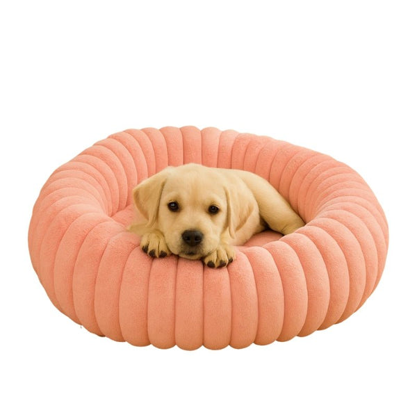 Cama para Cachorros Modelo Donut Premium Rosa - da Ronron - Ronron Home