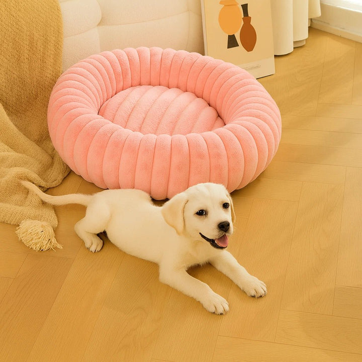 Cama para Cachorros Modelo Donut Premium Rosa - da Ronron - Ronron Home
