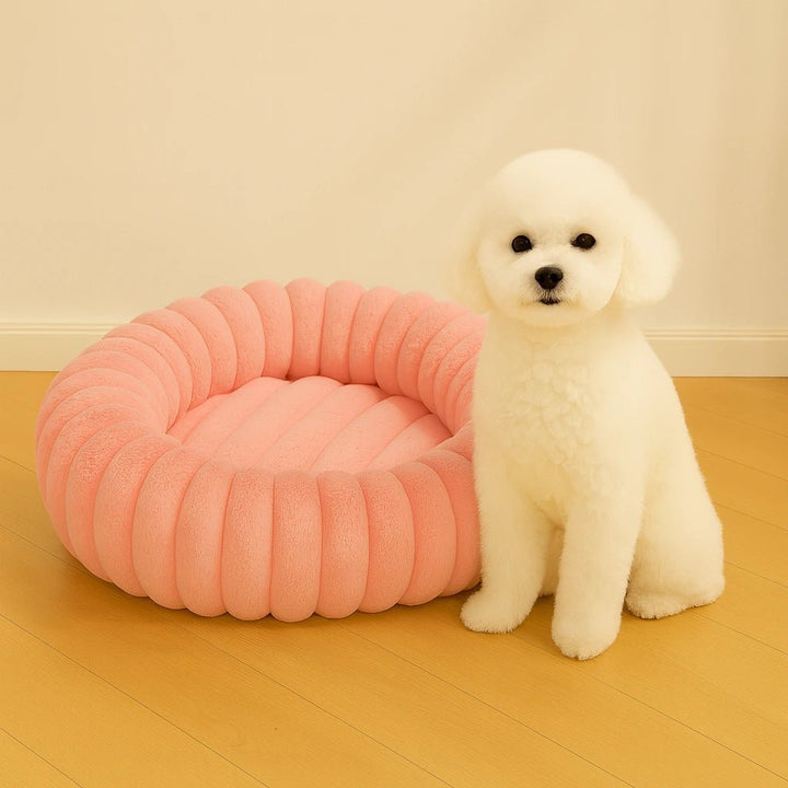 Cama para Cachorros Modelo Donut Premium Rosa - da Ronron - Ronron Home
