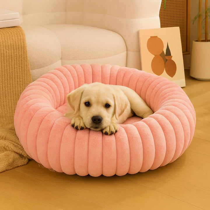 Cama para Cachorros Modelo Donut Premium Rosa - da Ronron - Ronron Home