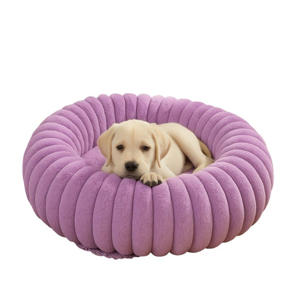 Cama para Cachorros Modelo Donut Premium Roxa - da Ronron - Ronron Home