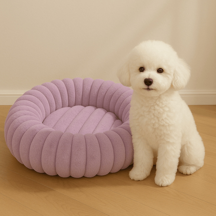 Cama para Cachorros Modelo Donut Premium Roxa - da Ronron - Ronron Home
