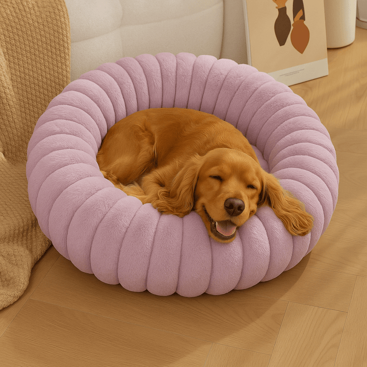 Cama para Cachorros Modelo Donut Premium Roxa - da Ronron - Ronron Home