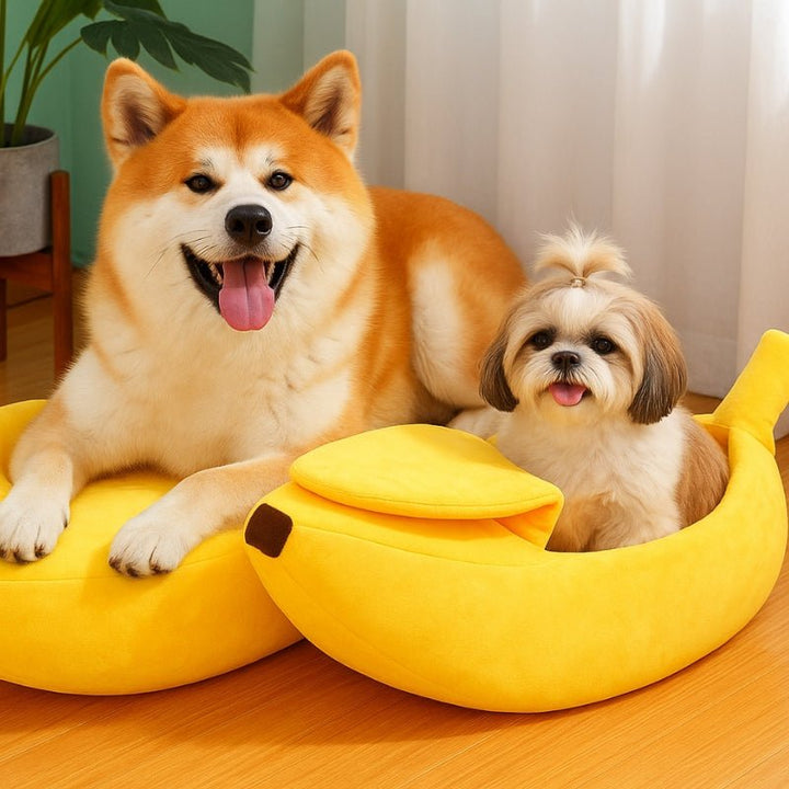 Cama para Cachorros Temática Banana - da Ronron - Ronron Home