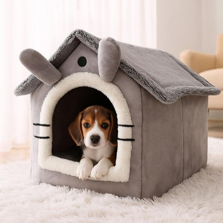 Cama para Cachorros Temática Coelho Cinza - da Ronron - Ronron Home