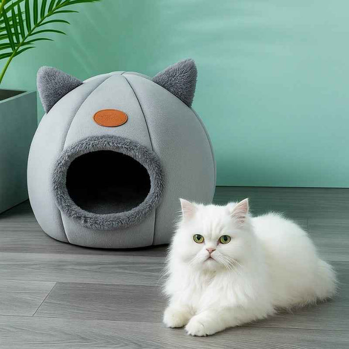Cama para Gatos Confort Luxo Cinza - da Ronron