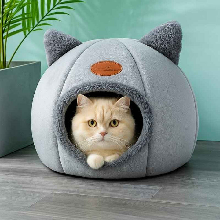 Cama para Gatos Confort Luxo Cinza - da Ronron