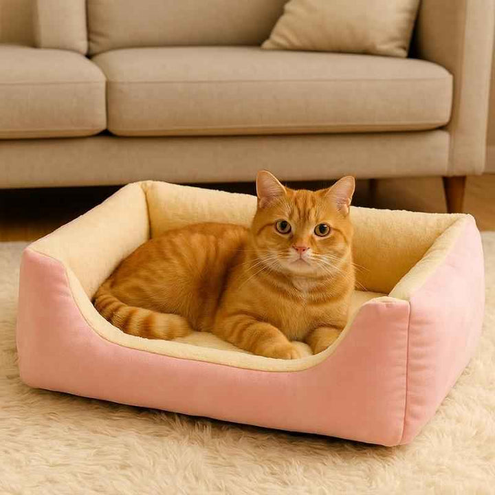 Cama para Gatos Premium Rosa - da Ronron