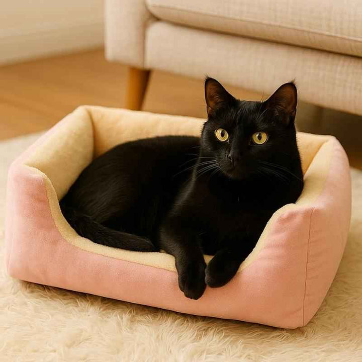 Cama para Gatos Premium Rosa - da Ronron