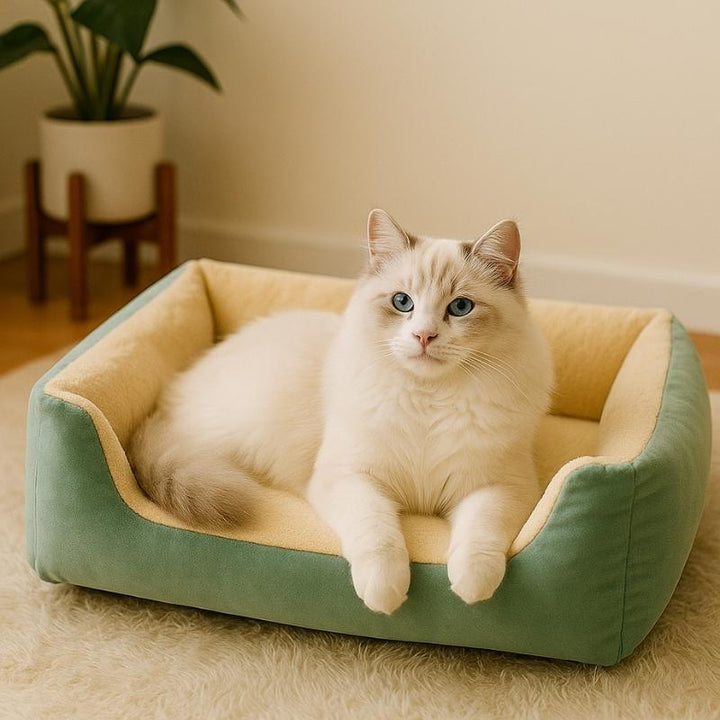 Cama para Gatos Premium Verde - da Ronron - Ronron Home