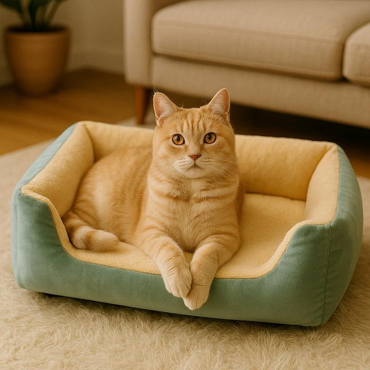 Cama para Gatos Premium Verde - da Ronron - Ronron Home