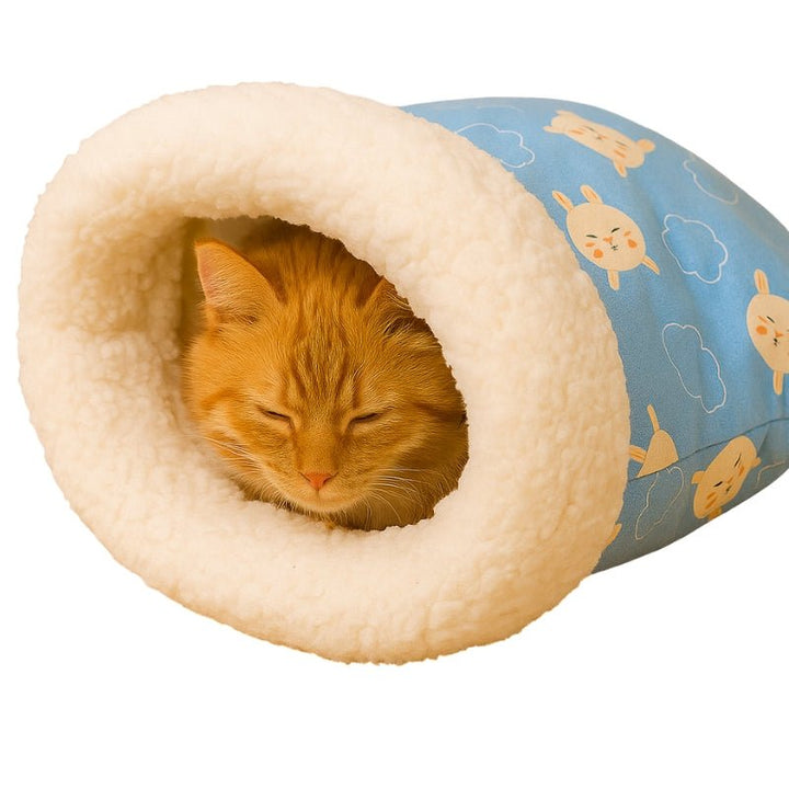 Cama para Gatos Saco Aventura Azul - da Ronron - Ronron Home