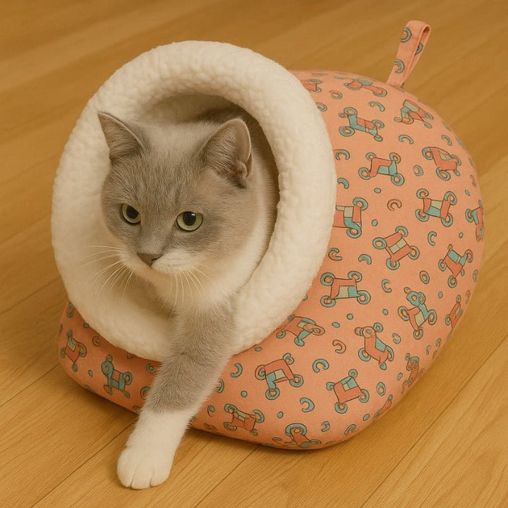 Cama para Gatos Saco Aventura Rosa - da Ronron - Ronron Home