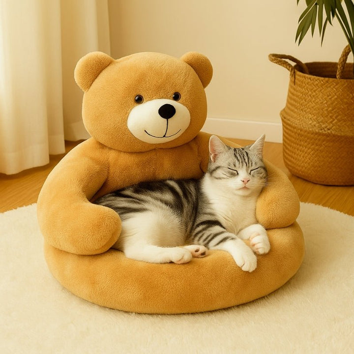 Cama para Gatos Temática Abraço de Urso - da Ronron - Ronron Home