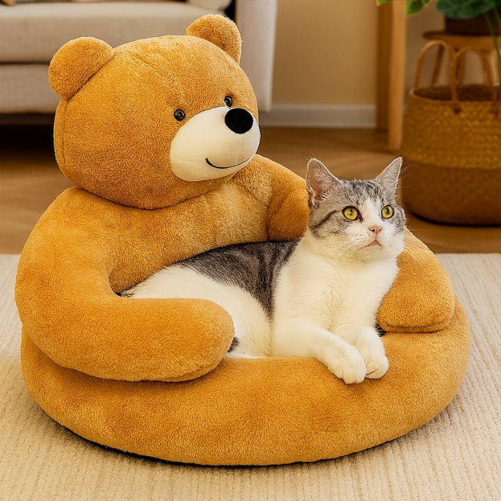 Cama para Gatos Temática Abraço de Urso - da Ronron - Ronron Home