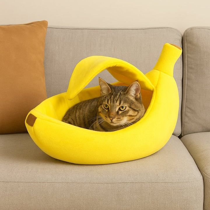 Cama para Gatos Temática Banana - da Ronron - Ronron Home