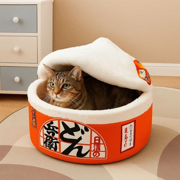 Cama para Gatos Temática Lamen - da Ronron - Ronron Home