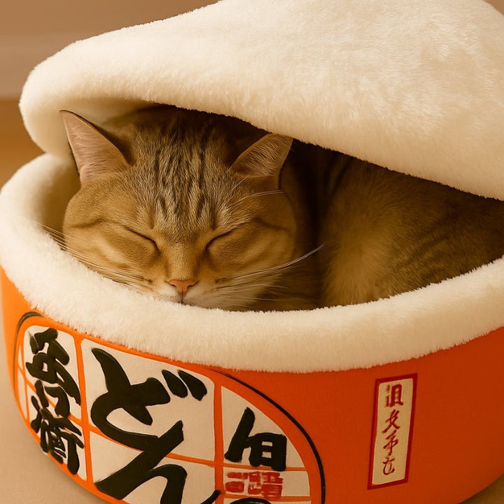 Cama para Gatos Temática Lamen - da Ronron - Ronron Home