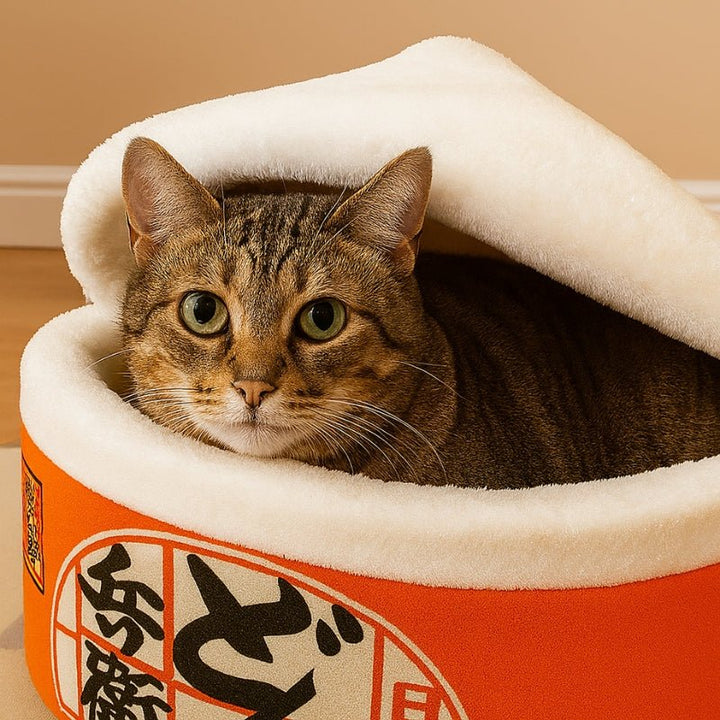 Cama para Gatos Temática Lamen - da Ronron - Ronron Home