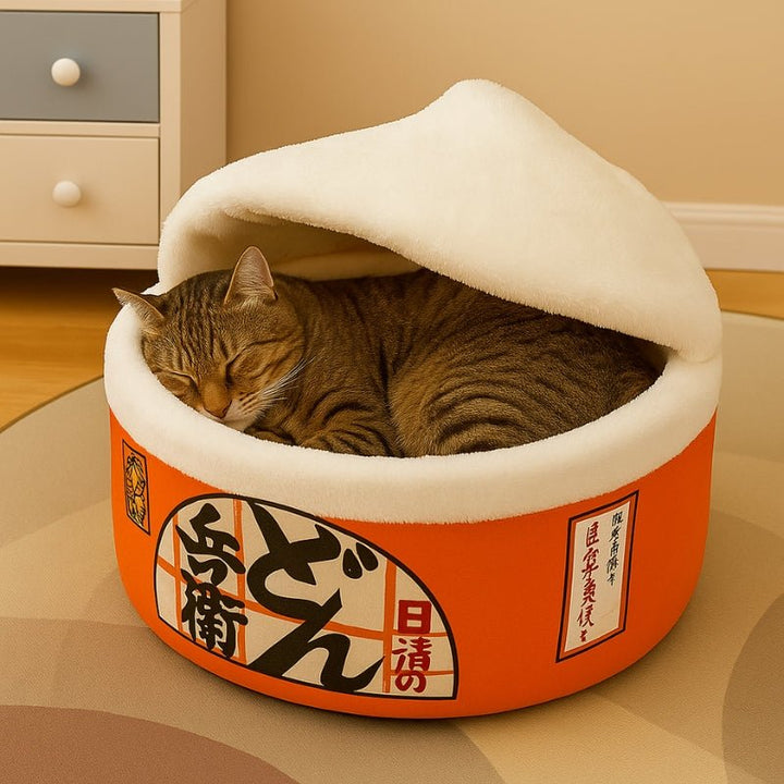 Cama para Gatos Temática Lamen - da Ronron - Ronron Home