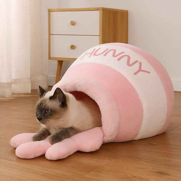 Cama para Gatos Temática Pote de Geleia – da Ronron