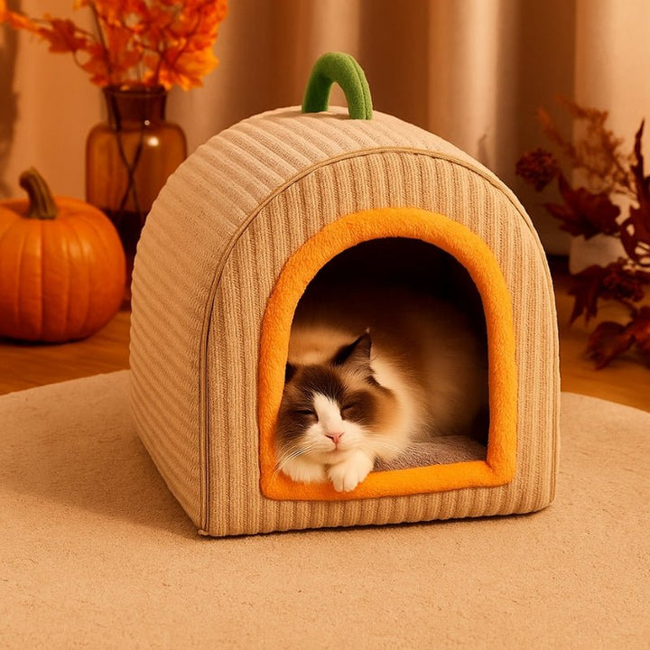 Cama para Gatos Toca Premium de Outono - da Ronron - Ronron Home