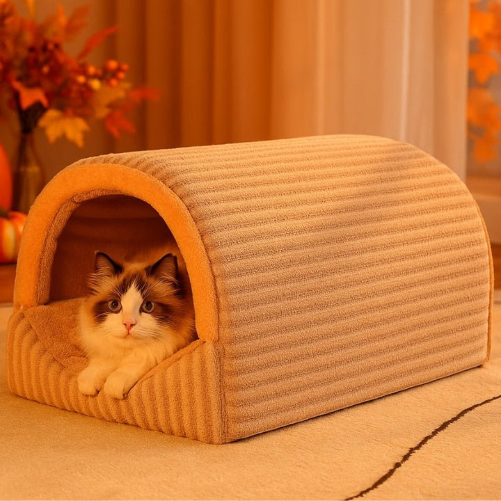 Cama para Gatos Toca Premium de Outono - da Ronron - Ronron Home