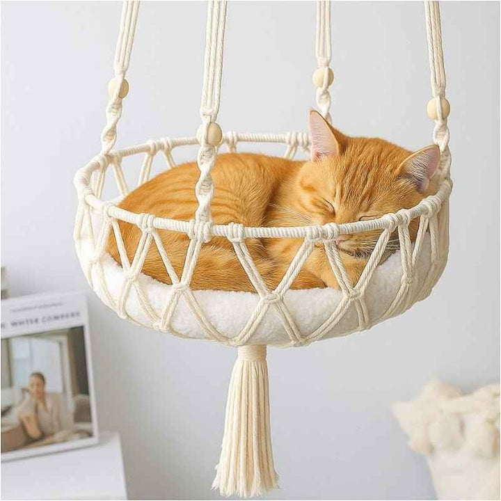 Cama Suspensa para Gatos Rede Luxo - da Ronron