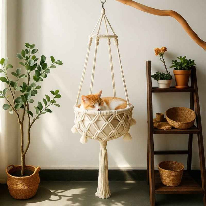 Cama Suspensa para Gatos Rede Luxo - da Ronron