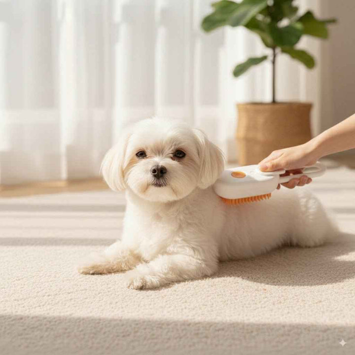 Escova para Cachorro a Vapor 3 em 1 - da Ronron