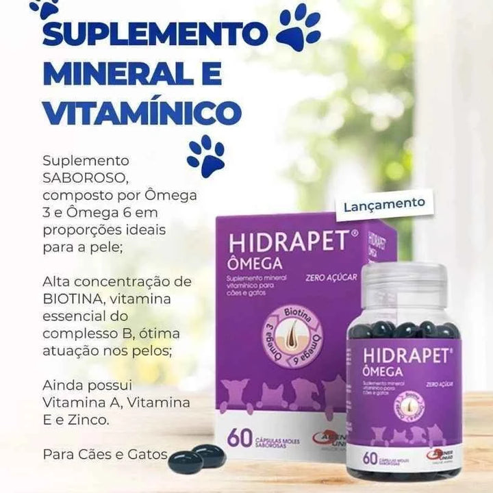 Hidrapet Ômega Suplemento Vitamínico para Cachorros