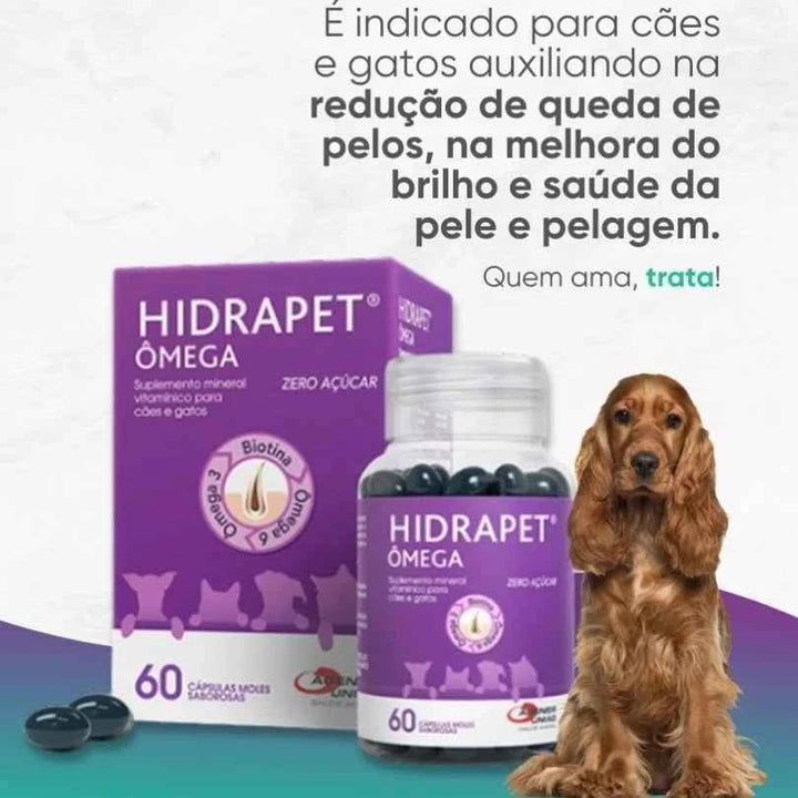 Hidrapet Ômega Suplemento Vitamínico para Cachorros