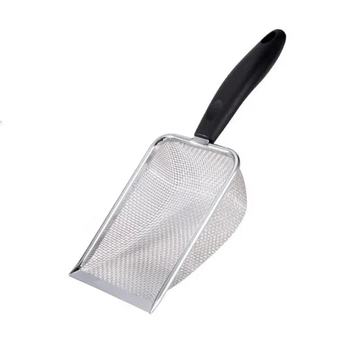 Pá Higiênica De Areia para Gatos Aço Inox - Ronron Home