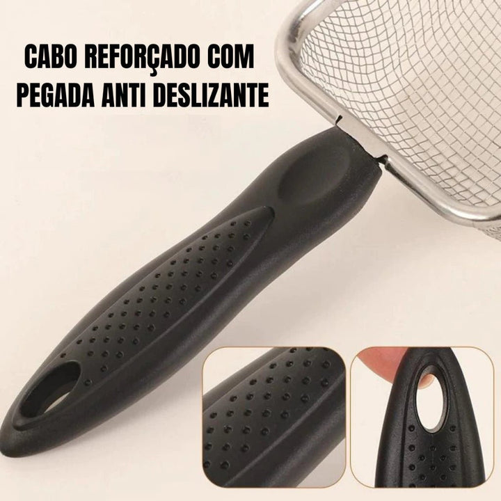 Pá Higiênica De Areia para Gatos Aço Inox - Ronron Home