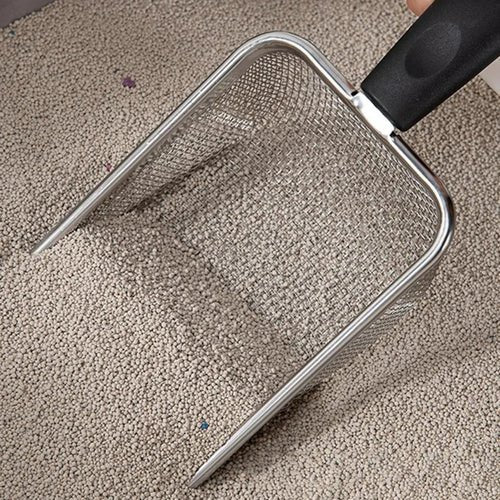Pá Higiênica De Areia para Gatos Aço Inox - Ronron Home